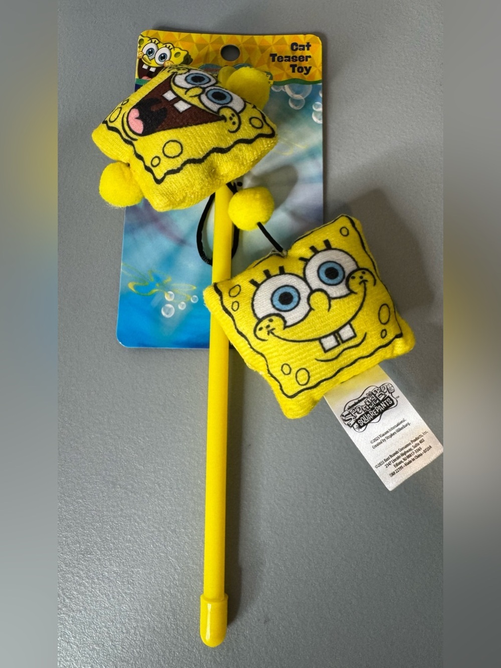 SpongeBob Squarepants Yellow Cat Teaser toy Wand